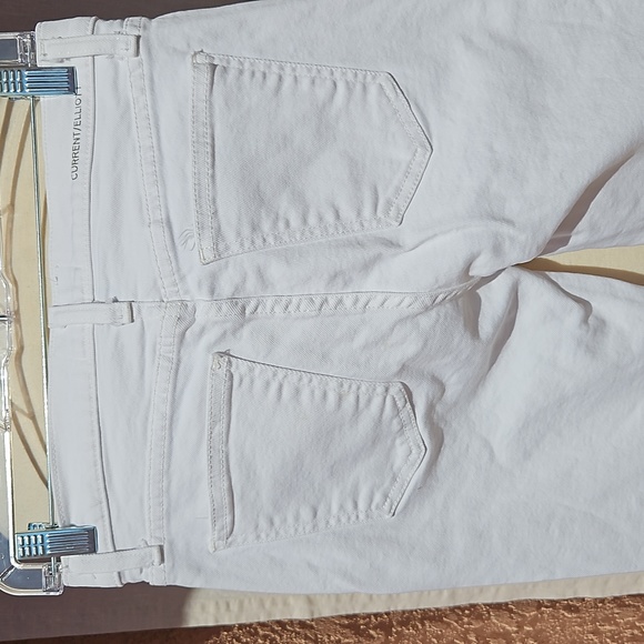 Current/Elliott white skinny jeans high waist size 26 - Picture 6 of 15